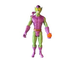 2014 Hasbro Marvel Green Goblin Action Figure - Green and Purple Large 11.5”